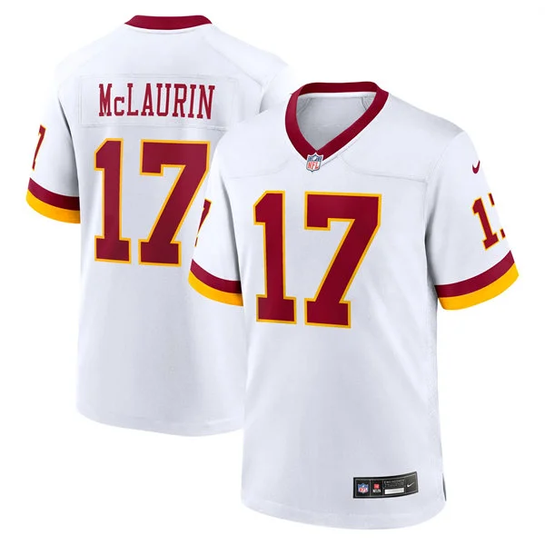 Mens Washington Commanders #17 Terry McLaurin White REDSKINS ERA Retro Nike Vapor F.U.S.E. Limited Jersey
