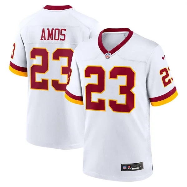 Mens Washington Commanders #23 Trey Amos White REDSKINS ERA Retro Nike Vapor F.U.S.E. Limited Jersey