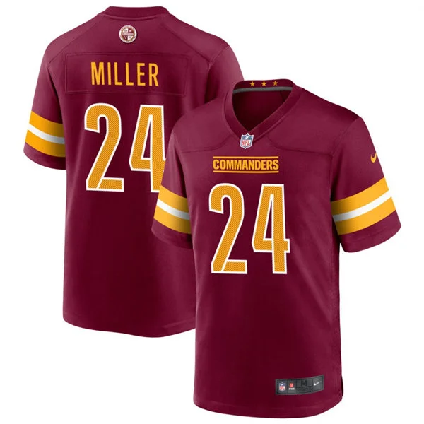 Mens Washington Commanders #24 Von Miller Nike Burgundy Team Color Vapor Limited Jersey