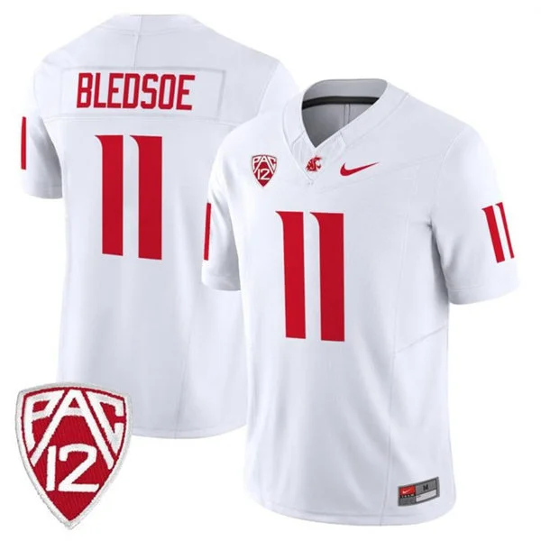 Washington State Cougars #11 Drew Bledsoe 2025 White Football Game Jersey