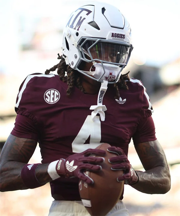 Texas A&M Aggies #4 Rueben Owens II Maroon College Football Retro Jersey