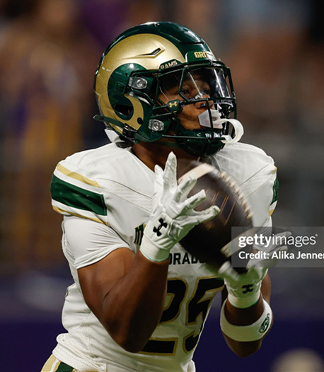 Colorado State Rams #25 Lloyd Avant 2025 White College Football Game Jersey