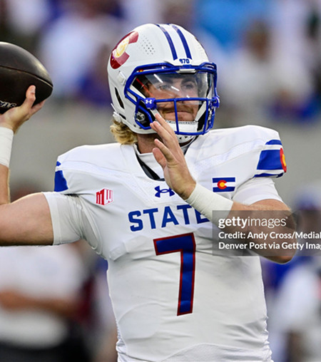 Colorado State Rams #7 Jackson Brousseau 2024 STATE PRIDE JERSEY College Football Game Jersey