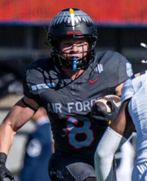 Air Force Falcons #9 Liam Szarka Nike Black College Football Game Jersey