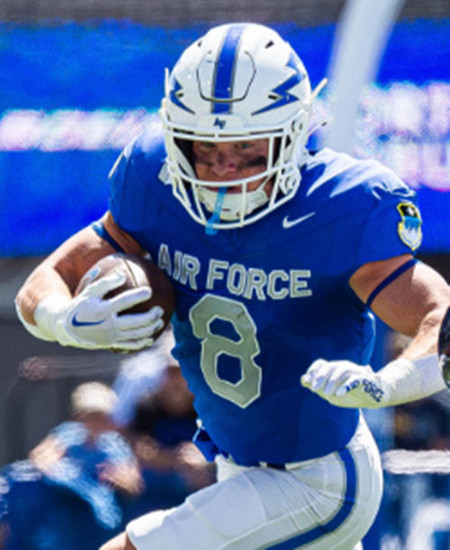 Air Force Falcons #8 Kade Frew Nike Blue College Football Game Jersey