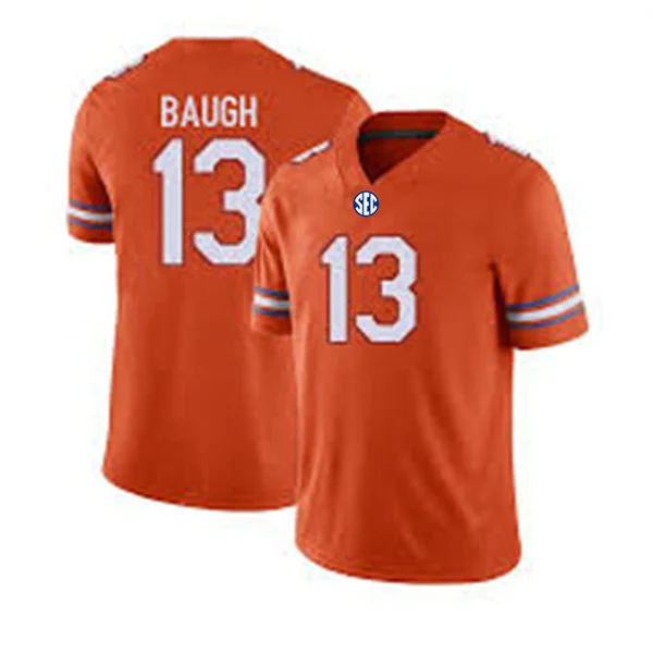 Florida Gators #13 Jadan Baugh Orange 2025 Football Game Jersey