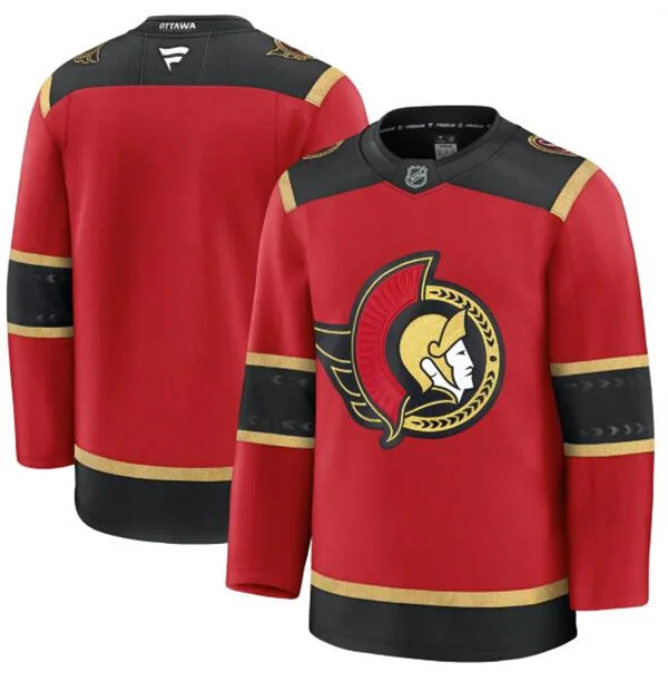 Men's Ottawa Senators Blank Fanatics 2025 Red Alternate Team Jersey