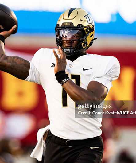 UCF Knights #11  Jacurri Brown Plumlee Nike White Black  Away 2022 College Football Game Jersey