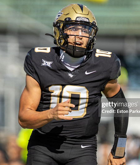 UCF Knights #10 Davi Belfort  Plumlee Nike Black White Away 2022 College Football Game Jersey