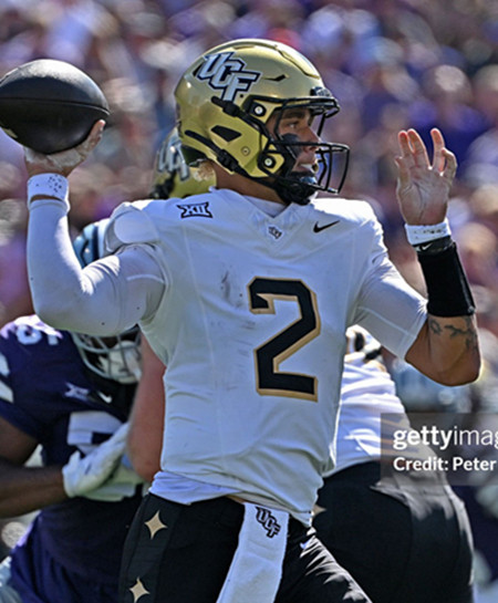UCF Knights #2 Tayven Jackson Plumlee Nike White Black  Alternate 2022 College Football Game Jersey
