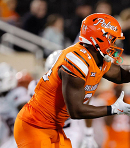 Oklahoma State Cowboys #24 Trent Howland  Nike  2025 Orange College Football Jersey