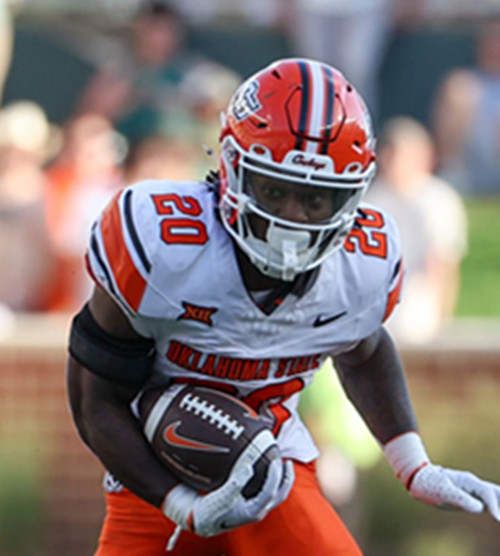 Oklahoma State Cowboys #20 Rodney Fields   Nike  2025 White College Football Jersey