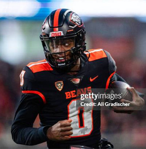 Oregon State Beavers #0 Anthony Hankerson Black College Football Game Jersey