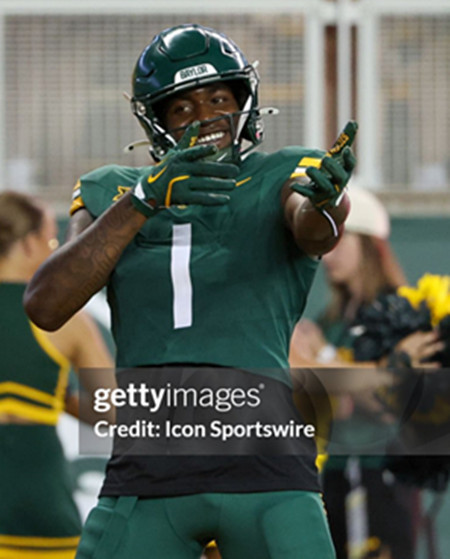 Baylor Bears #1 Michael Trigg 2025 Green College Football Jersey