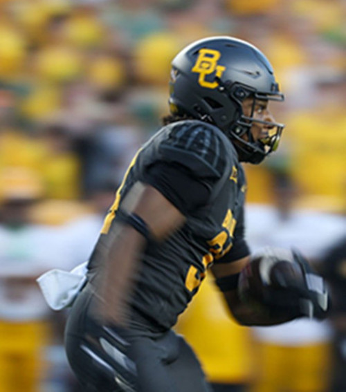 Baylor Bears #34 Josh Cameron 2024 Anthracite College Football Jersey