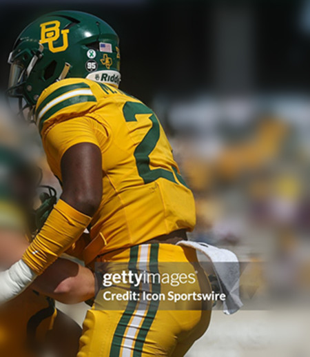 Baylor Bears #22 Caden Knighten 2025 Gold College Football Jersey