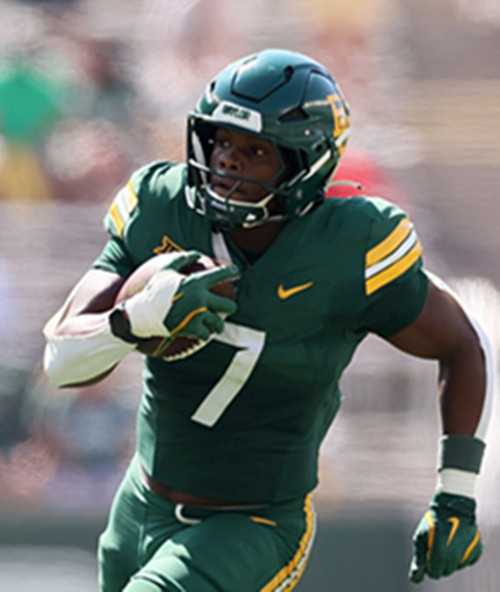 Baylor Bears #7 Bryson Washington 2025 Green College Football Jersey