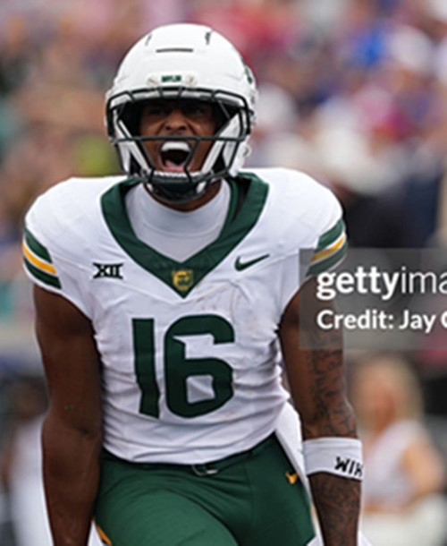 Baylor Bears #16 Kobe Prentice 2025 White College Football Jersey