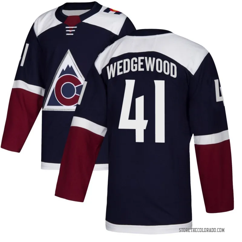 Men's Colorado Avalanche #41 Scott Wedgewood Fanatics Navy Alternate Premium Player Jersey
