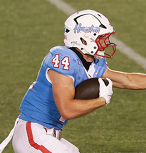 Houston Cougars #44 Dean Connors 2025 Blue Vapor F.U.S.E. Limited Jersey