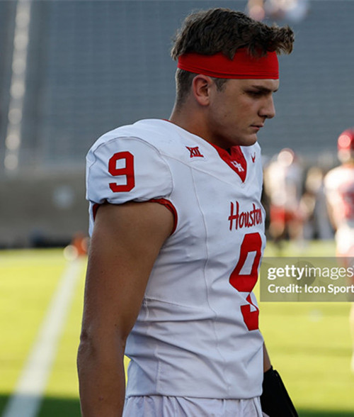 Houston Cougars #9 Tanner Koziol 2025 White Vapor F.U.S.E. Limited Jersey