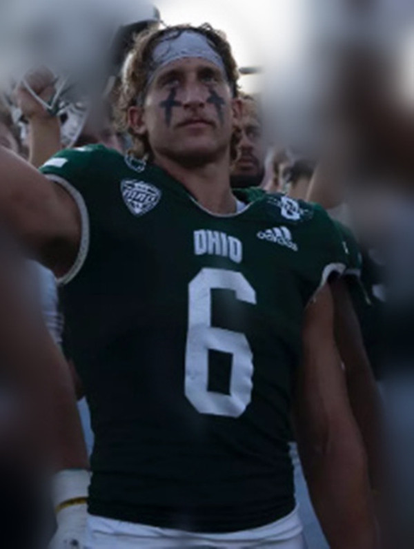 Ohio Bobcats #6 Duncan Brune 2024 Green College Football Game Jersey