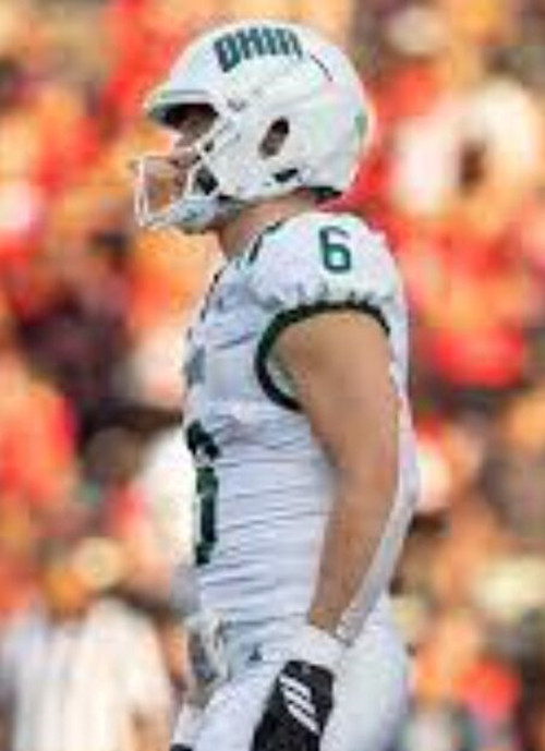 Ohio Bobcats #6 Duncan Brune 2025 White College Football Game Jersey