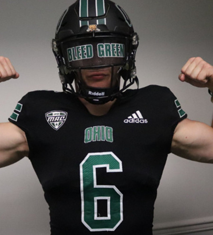 Ohio Bobcats #6 Duncan Brune 2024 Black College Football Game Jersey