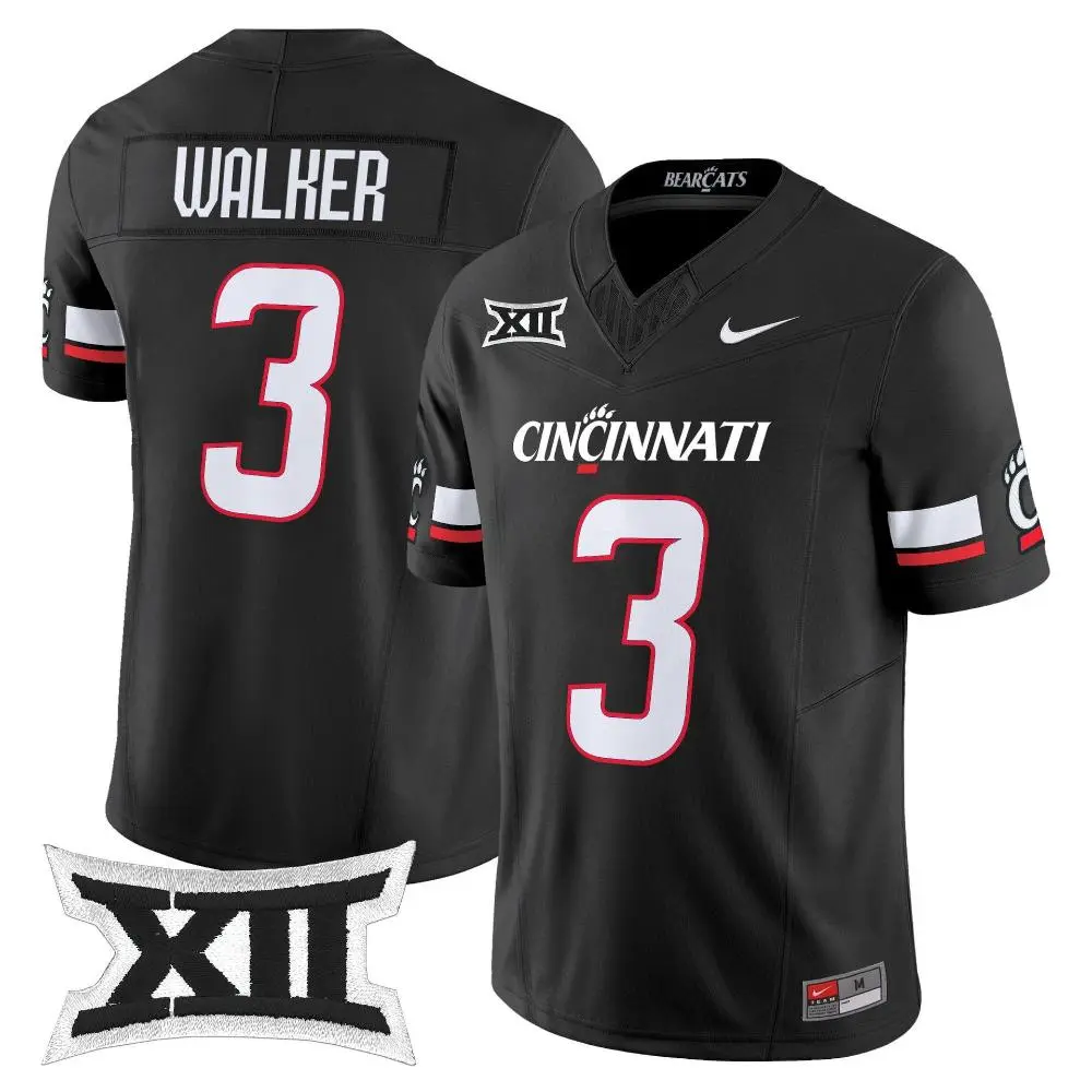 Cincinnati Bearcats #3 Tawee Walker 2025 CLASSIC Black Vapor F.U.S.E.Limited Football Jersey