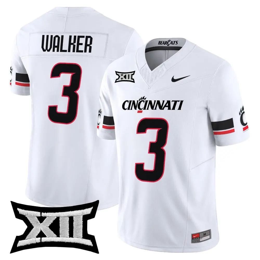 Cincinnati Bearcats #3 Tawee Walker 2025 PURE White Vapor F.U.S.E.Limited Football Jersey