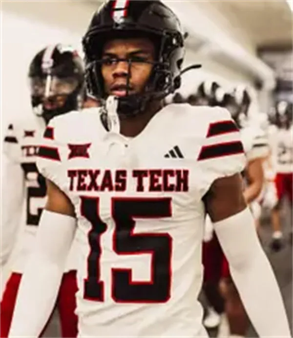 Texas Tech Red Raiders #15 Oliver Miles III 2025 White Football Game Jersey