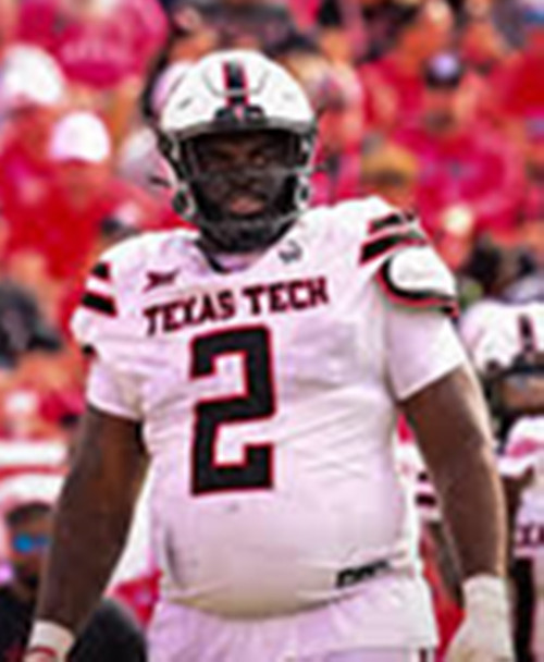 Texas Tech Red Raiders #2 Lee Hunter 2025 White Football Game Jersey