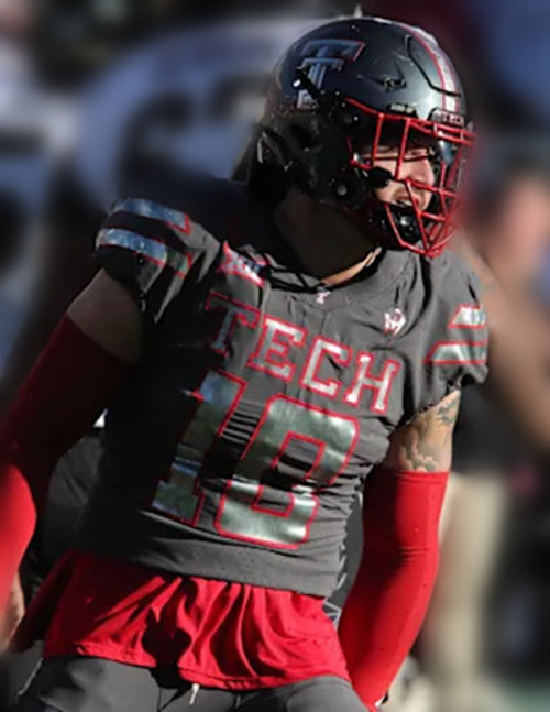 Texas Tech Red Raiders #10 Jacob Rodriguez Gray GalvanICED Alternate Football Jersey