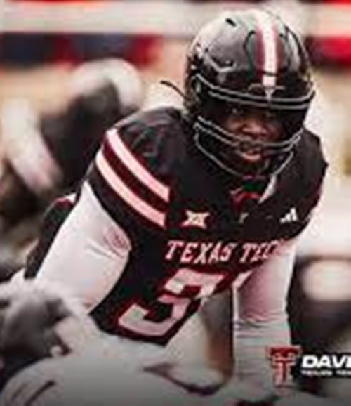 Texas Tech Red Raiders #31 David Bailey 2025 Black Football Game Jersey