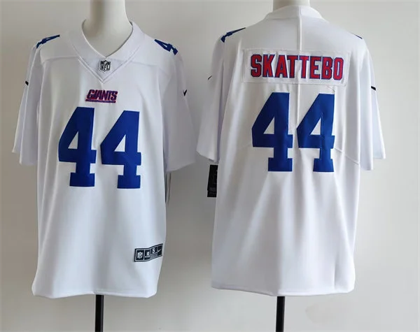 Men's New York Giants #44 Cam Skattebo Nike Tundra White Fashion Game Jersey