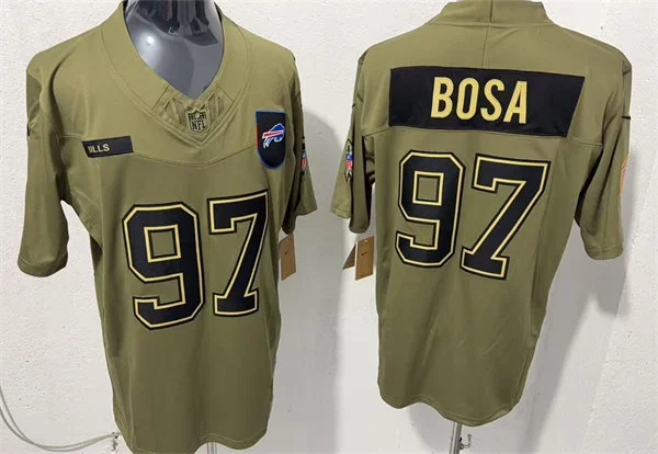 Mens Buffalo Bills #97 Joey Bosa Nike 2025 Salute to Service Limited Jersey - Olive
