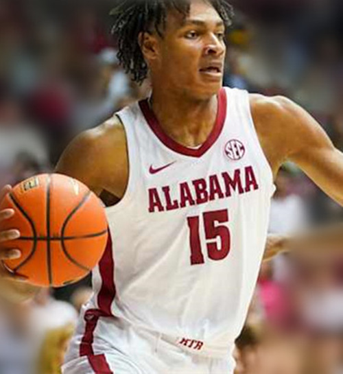 Alabama Crimson Tide #15 Noah Williamson Nike White College Basketball Game Jersey