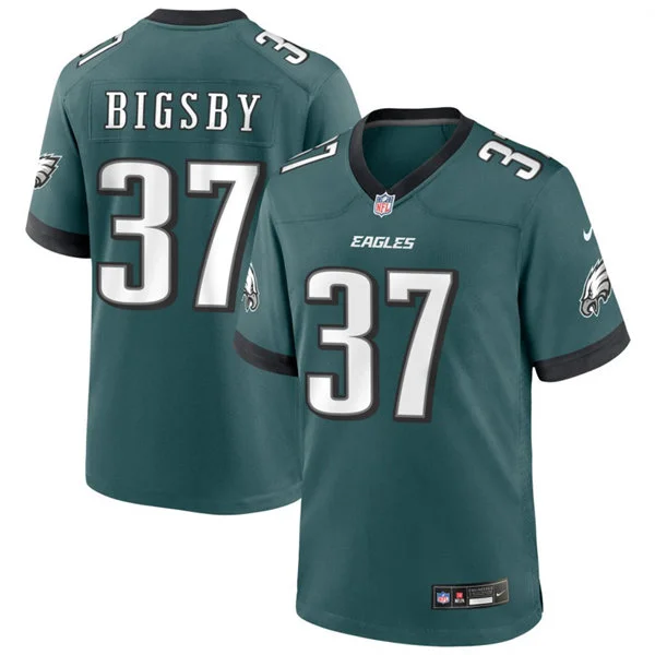 Mens Philadelphia Eagles #37 Tank Bigsby Nike Midnight Green F.U.S.E. Vapor Limited Jersey