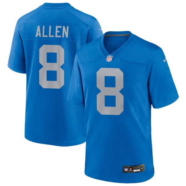 Mens Detroit Lions #8 Kyle Allen Nike Royal Alternate Retro F.U.S.E. Limited Jersey