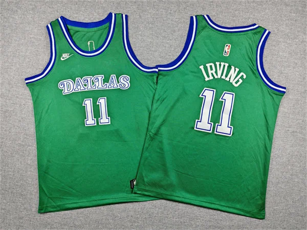 Youth Dallas Mavericks #11 Kyrie Irving Green Classic Edition Jersey