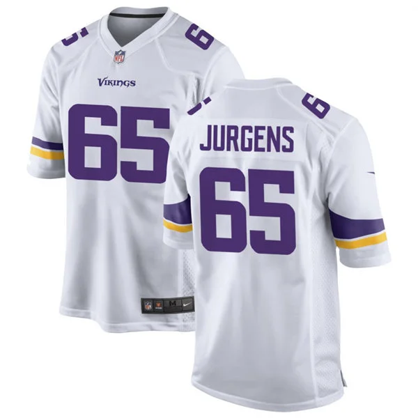 Men's Minnesota Vikings #65 Michael Jurgens Nike White F.U.S.E. Vapor Limited Jersey