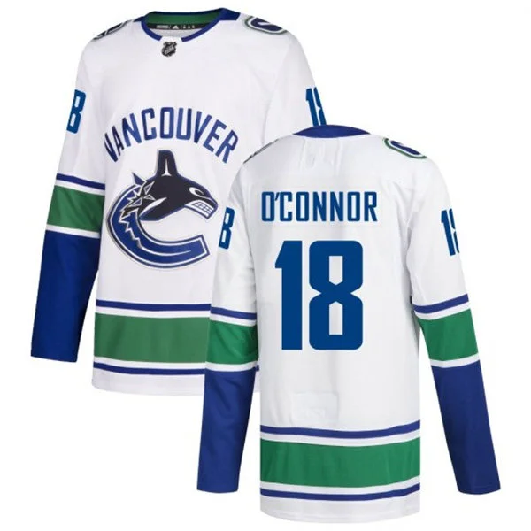 Men's Vancouver Canucks #18 Drew O'Connor Fanatics Away White Premium Jersey