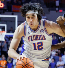 Florida Gators  #12 Viktor Mikic White Retro College Basketball Game Jersey