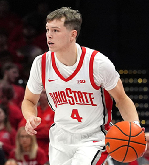 Ohio State Buckeyes #4 Gabe Cupps Nike 2025 White Primary College Basketball Game Jersey