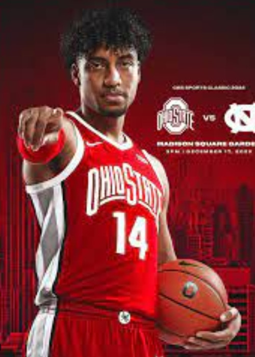 Ohio State Buckeyes #14 Brandon Noel Nike 2025 Scarlet Primary College Basketball Game Jersey