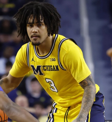 Michigan Wolverines #3 Elliot Cadeau Maize Retro Limited College Basketball Game Jersey