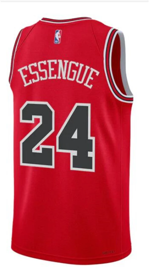 Mens Chicago Bulls #24 Noa Essengue Nike Red Icon Edition Swingman Jersey