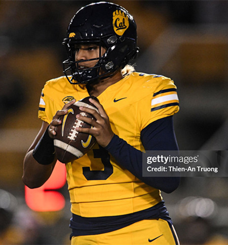 California Golden Bears #3 Jaron-Keawe Sagapolutele 2025 ACC Gold Football Game Jersey