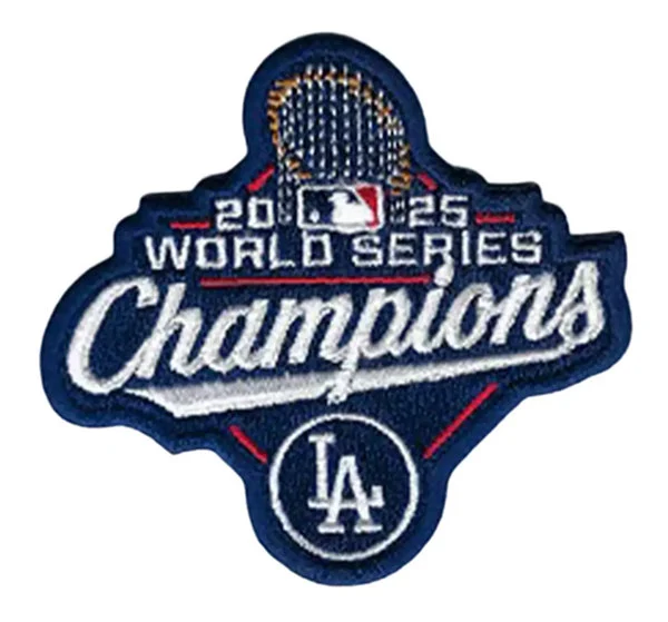 Embroidered Los Angeles Dodgers 2025 World Series Champions Jersey Patch