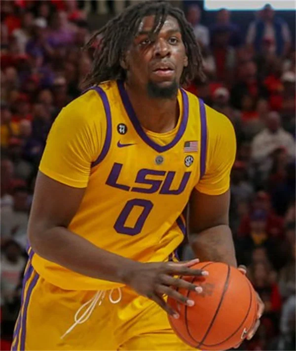LSU Tigers #0 Naz Reid 2019 Gold College Basketball Game Jersey